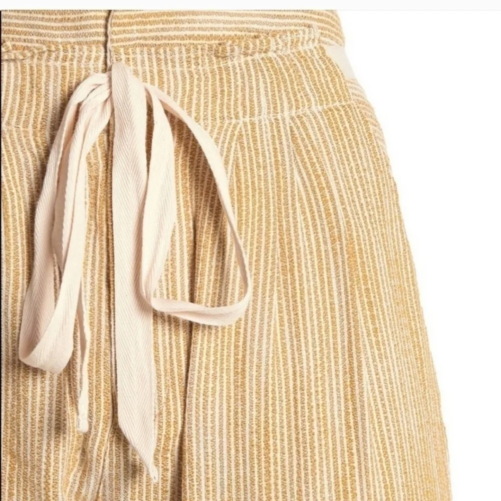 Free People Light at Sunrise Women's Cotton Striped Pants Size 8
